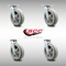 Service Caster 8 Inch SS Thermoplastic Rubber Wheel Swivel Caster Set with Roller Bearings SCC SCC-SS30S820-TPRRF-4 - alternate 5